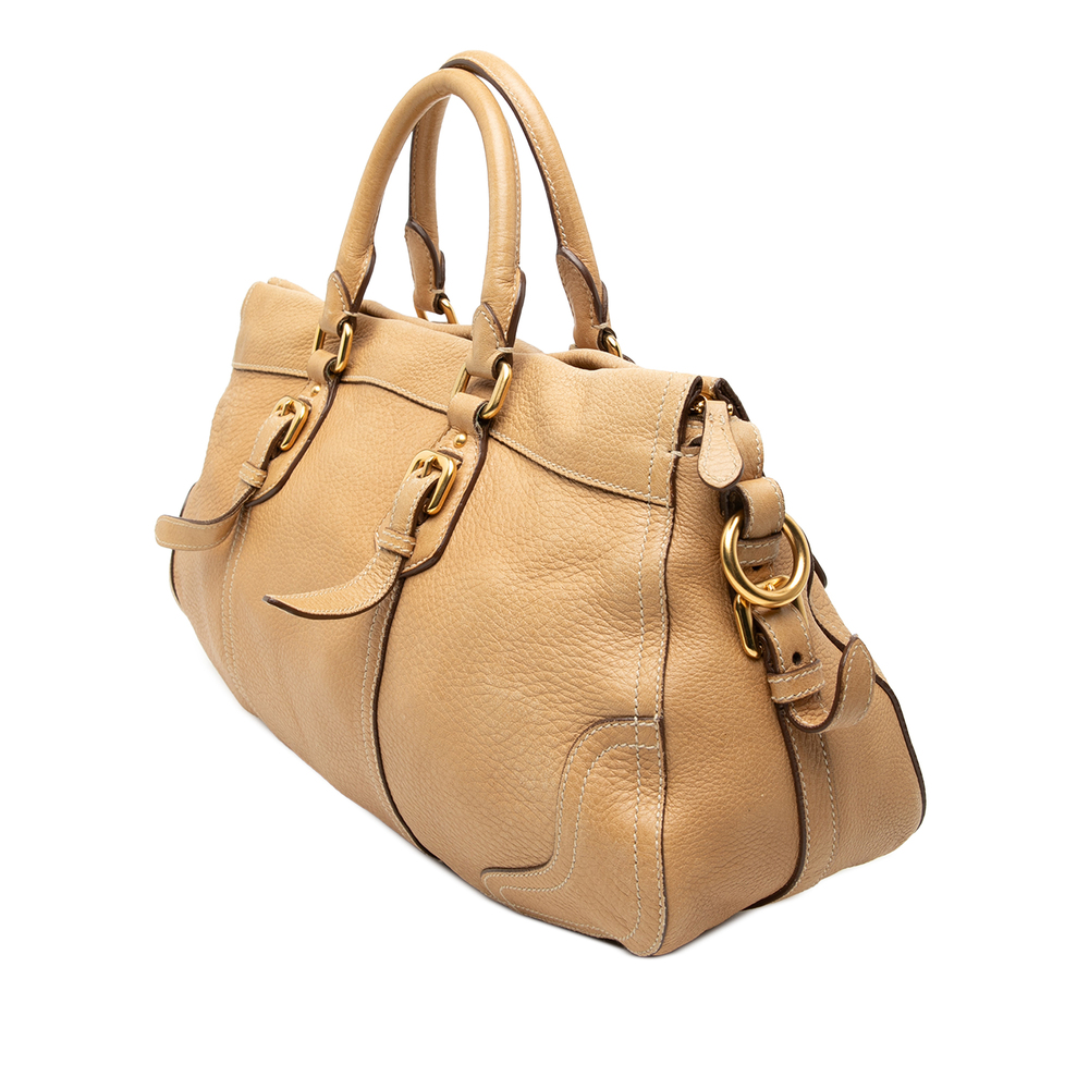Pre-Loved Prada Cervo Antik Shopping Satchel - Picture 2 of 6